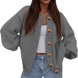 Chunky Sweater Cardigan for Women Trendy Clothes. For Most Occasions🛍️